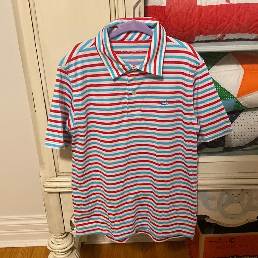 WUC southern tide size 6-7 golf shirt